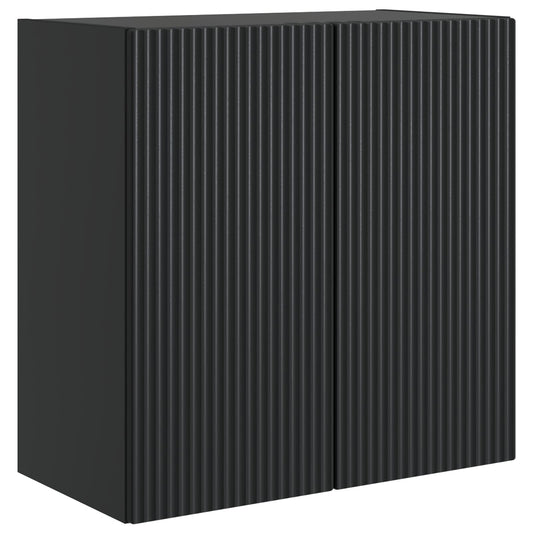 Mobiletto a muro Nero 59 x 31 x 60 cm Legno ingegnerizzato | homemem39