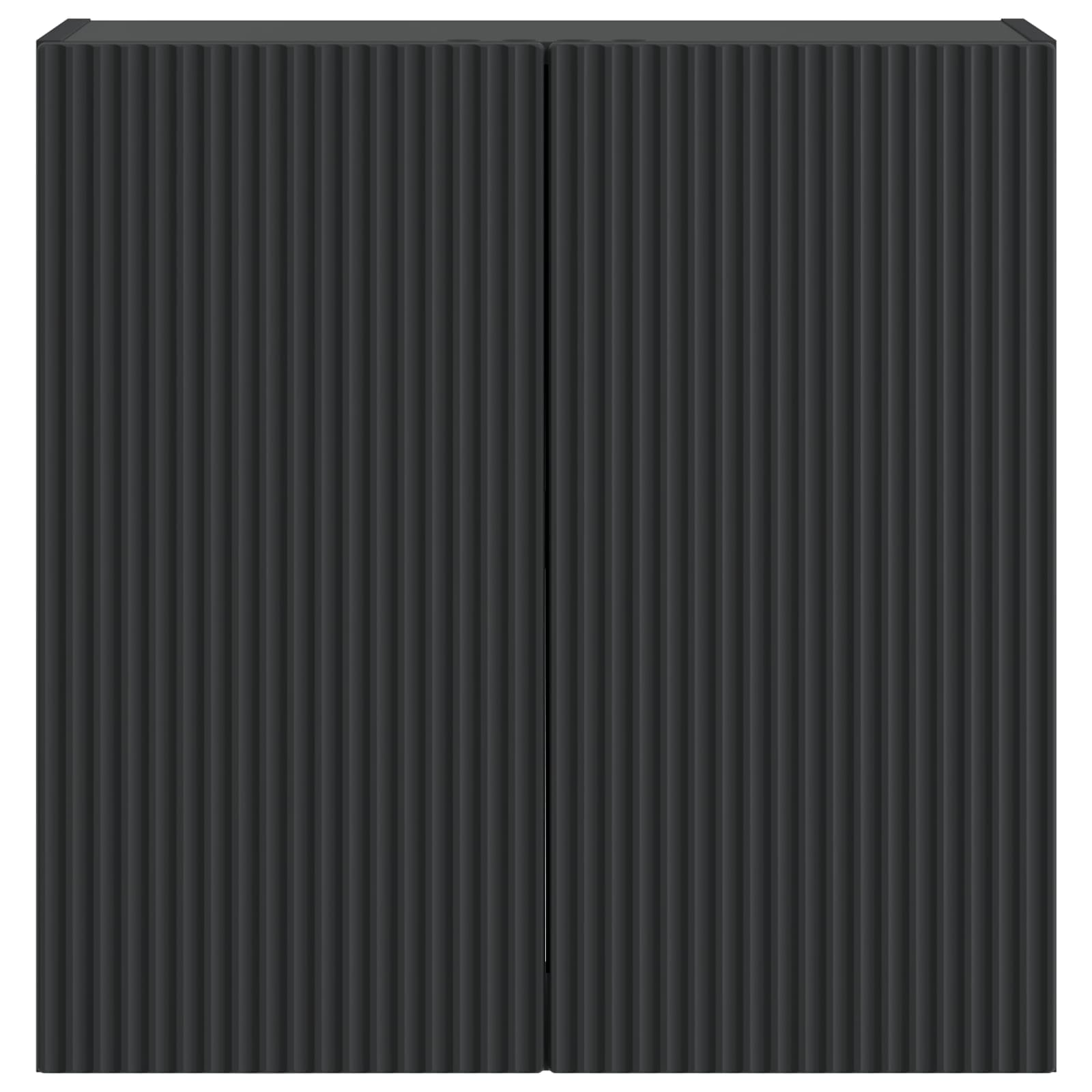 Mobiletto a muro Nero 59 x 31 x 60 cm Legno ingegnerizzato | homemem39