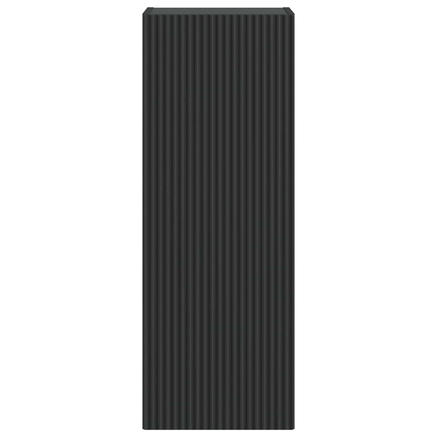 Mobiletto a muro Nero 33 x 34,5 x 90 cm Legno ingegnerizzato | homemem39