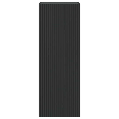 Mobiletto a muro Nero 33 x 34,5 x 90 cm Legno ingegnerizzato | homemem39