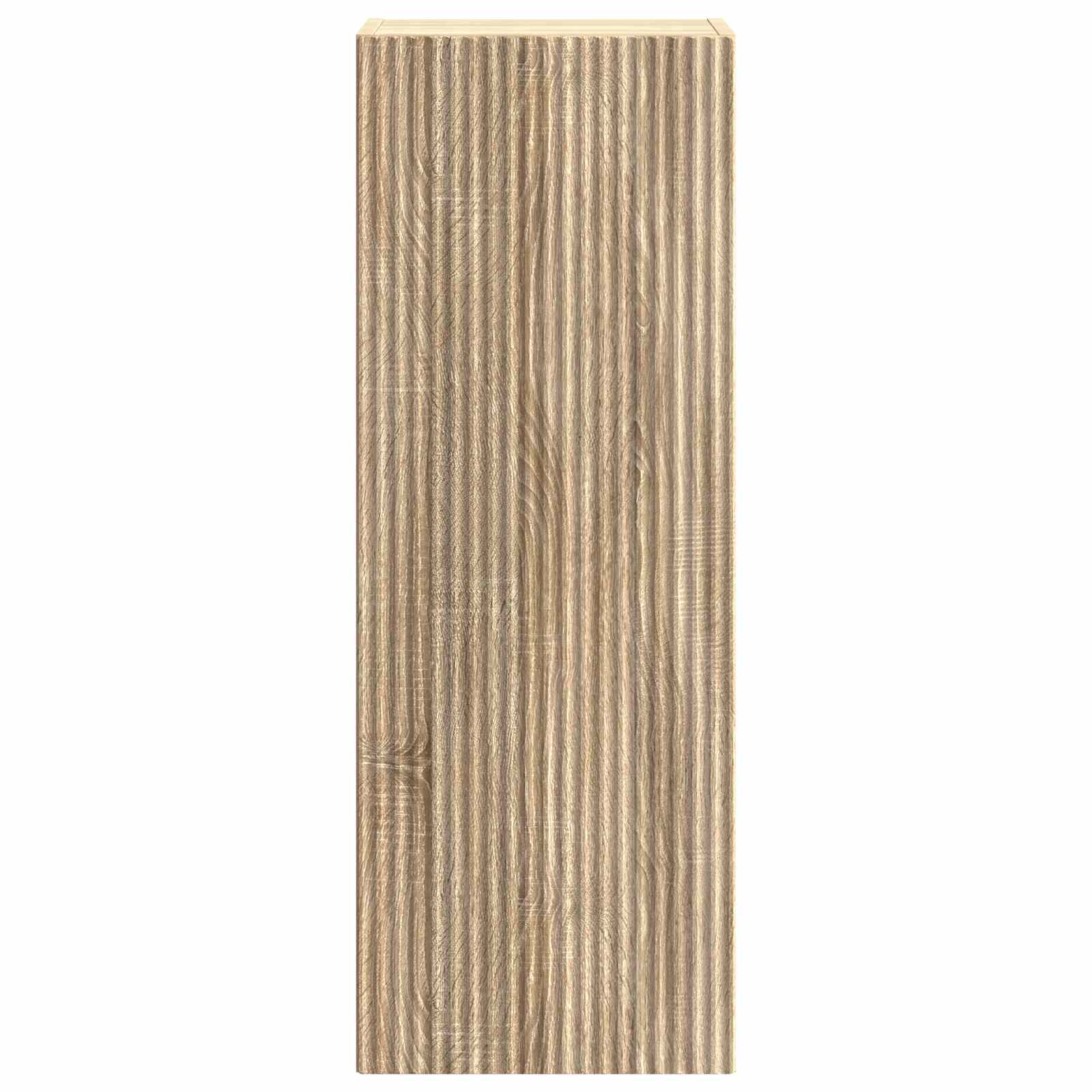Mobiletto a muro Rovere Sonoma 33 x 34,5 x 90 cm | homemem39