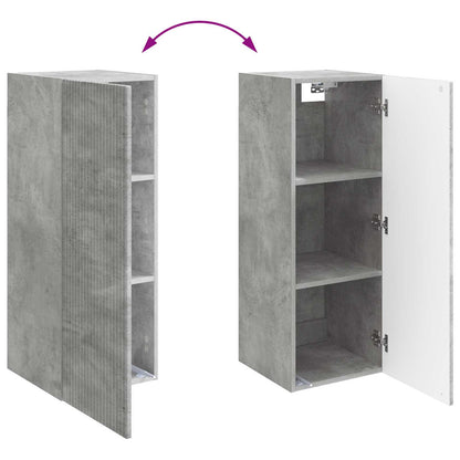 Mobiletto a muro Grigio Cemento 33 x 34,5 x 90 cm | homemem39