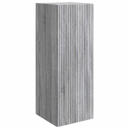 Mobiletto a muro Sonoma grigio 33 x 34,5 x 90 cm | homemem39