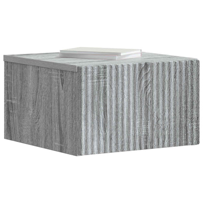 Mobiletto da notte a muro 2 pcs Grigio Sonoma 33 x 34,5 x 20 cm | homemem39