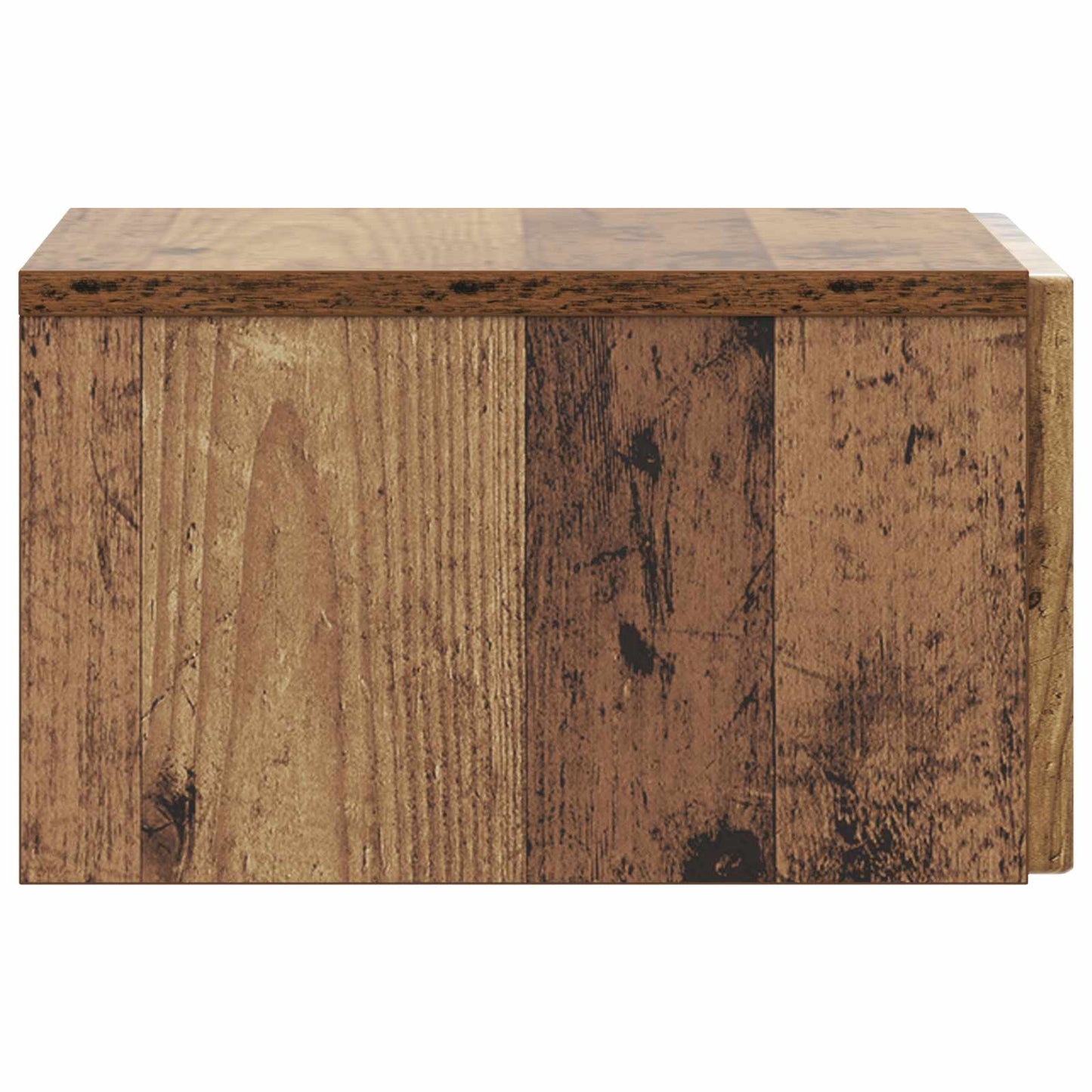 Mobiletto da notte a muro 2 pcs Legno antico 33 x 34,5 x 20 cm | homemem39
