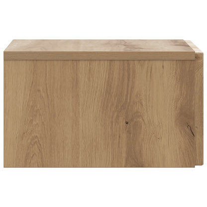 Mobiletto da notte a muro Rovere Artigianale 33 x 34,5 x 20 cm | homemem39