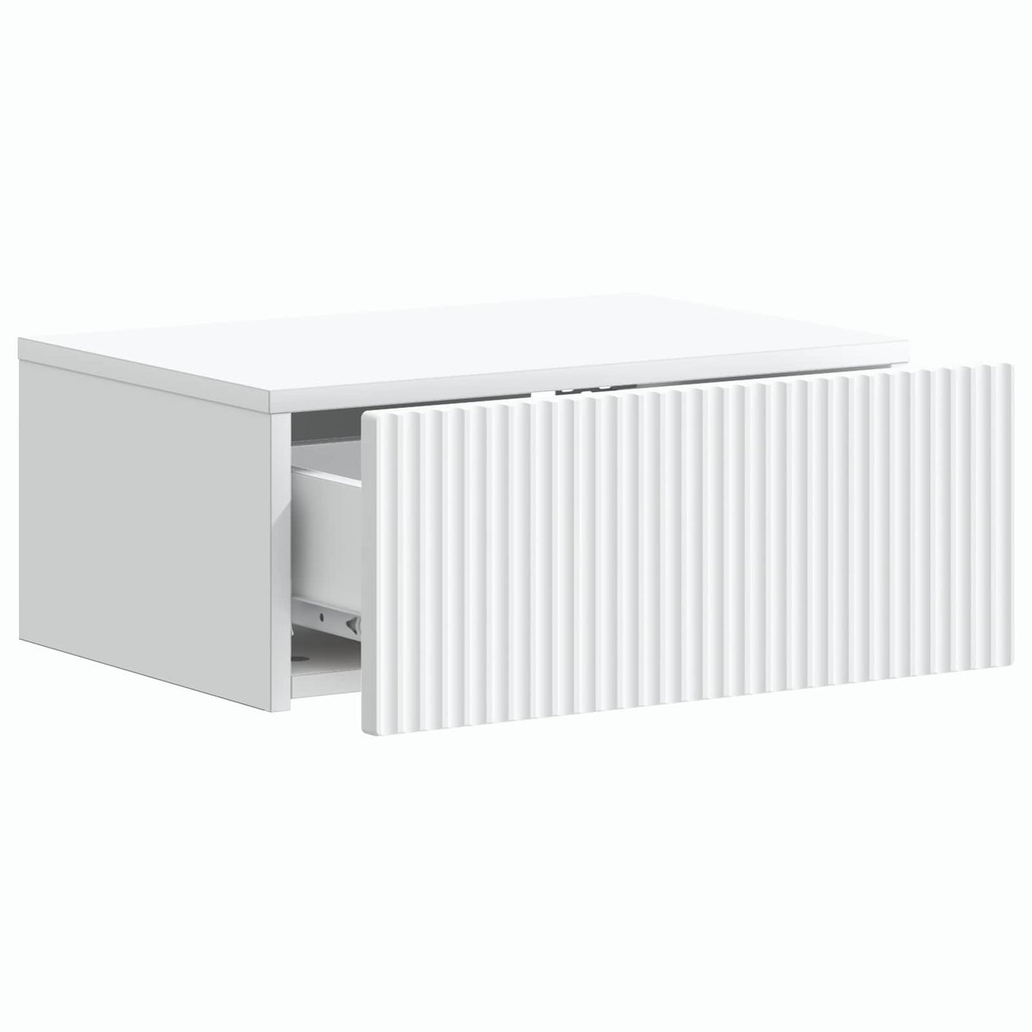 Mobiletto da notte a muro 2 pcs Bianco 49 x 34,5 x 20 cm | homemem39