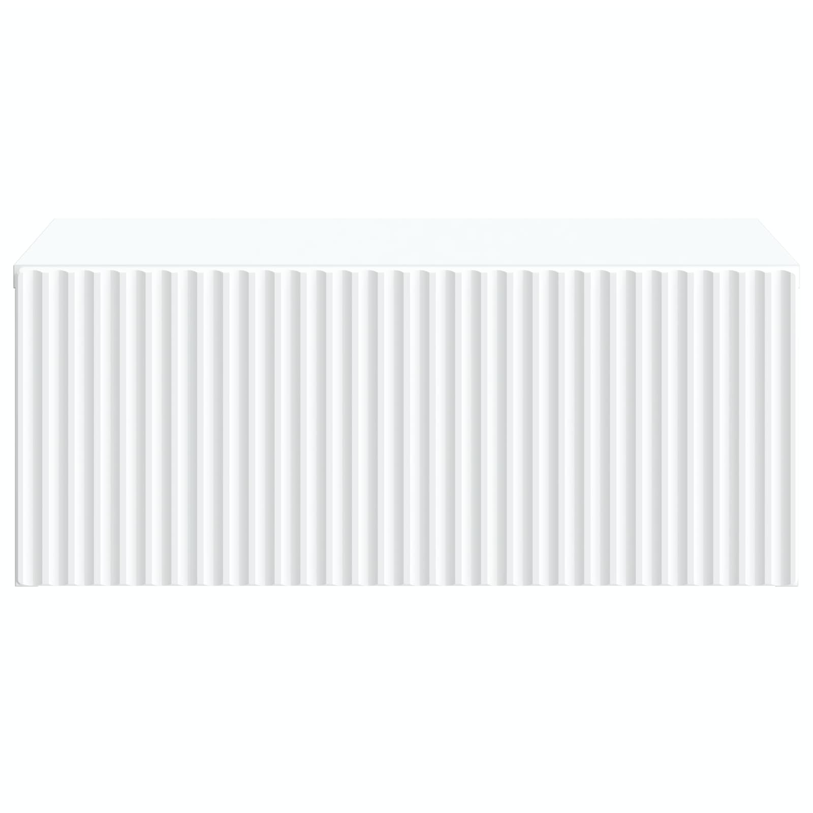 Mobiletto da notte a muro 2 pcs Bianco 49 x 34,5 x 20 cm | homemem39