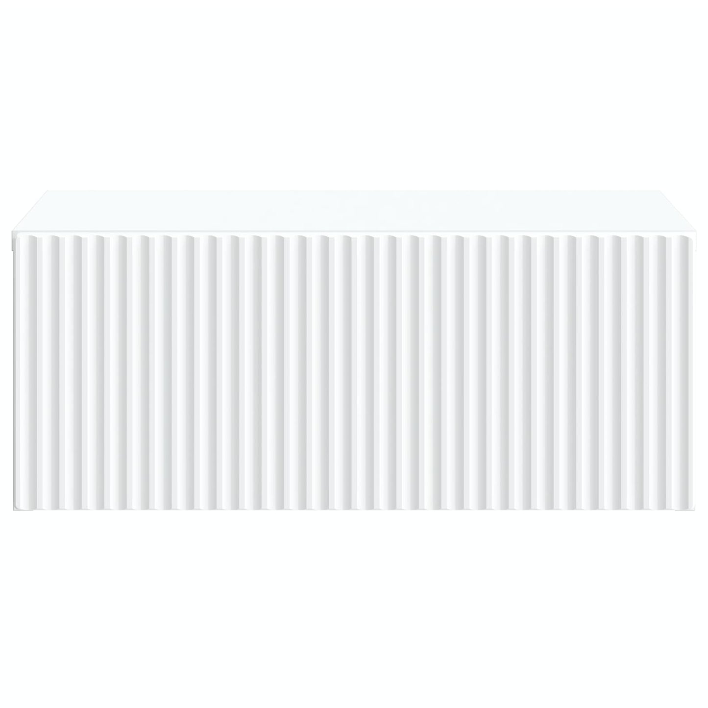Mobiletto da notte a muro 2 pcs Bianco 49 x 34,5 x 20 cm