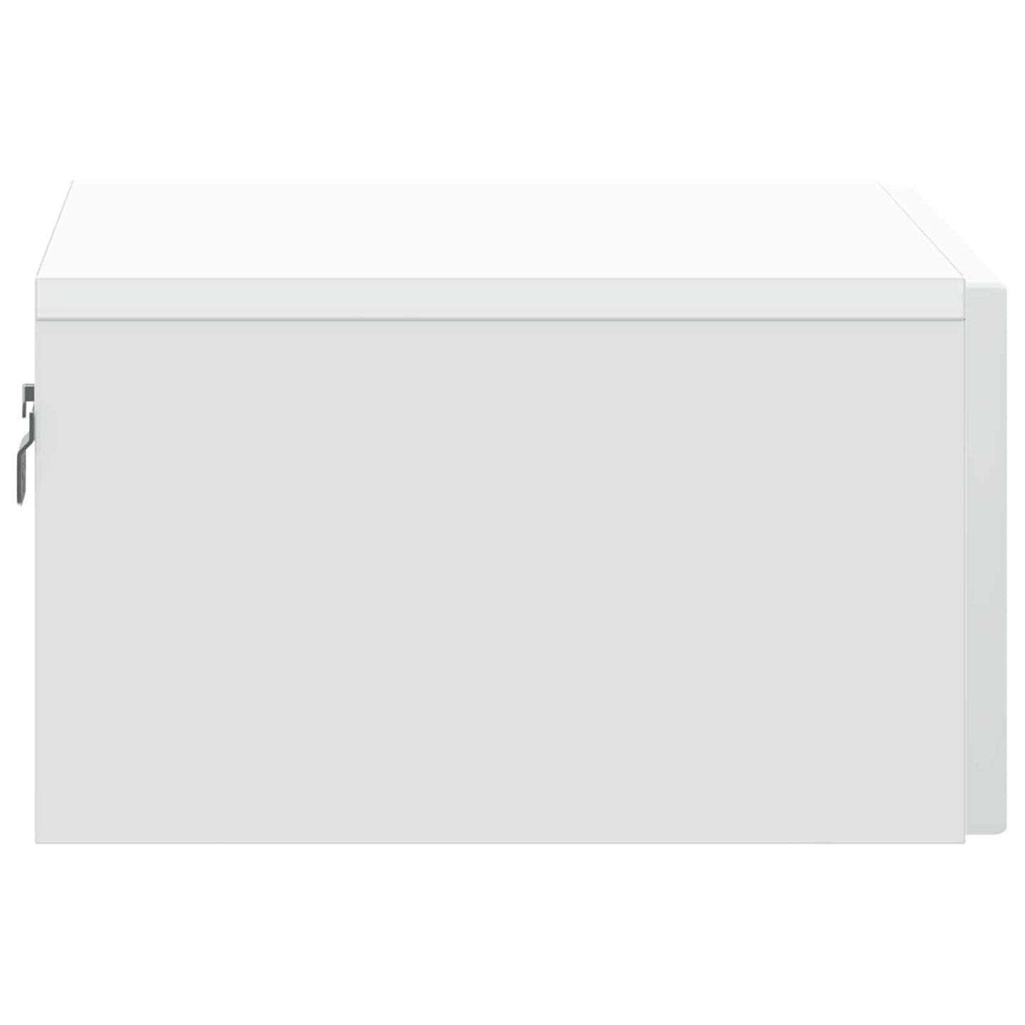 Mobiletto da notte a muro 2 pcs Bianco 49 x 34,5 x 20 cm | homemem39