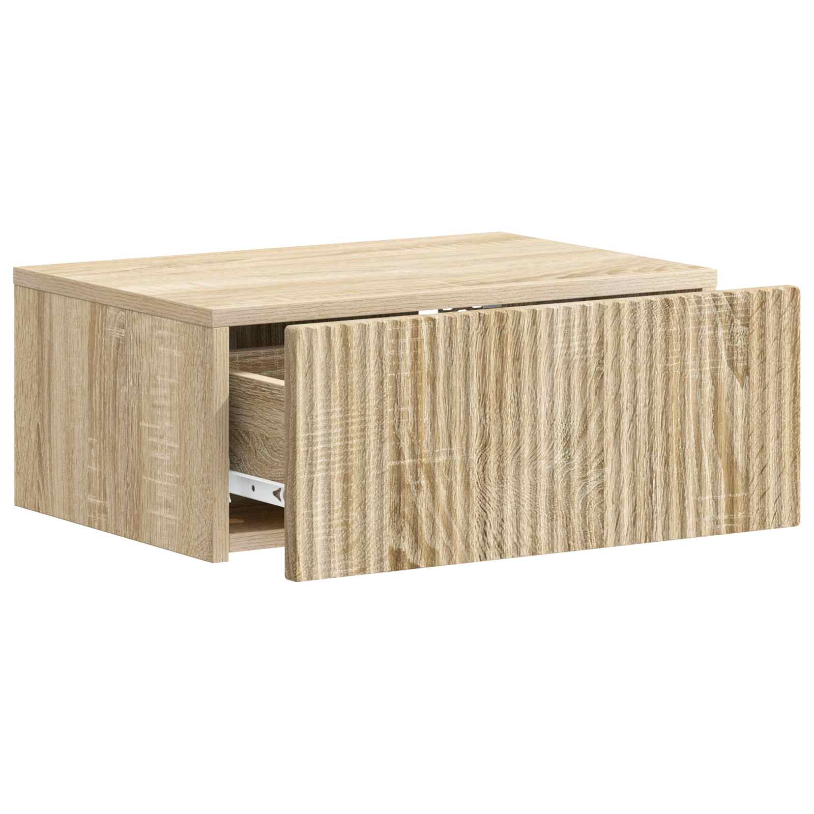 Mobiletto da notte a muro Rovere Sonoma 49 x 34,5 x 20 cm | homemem39