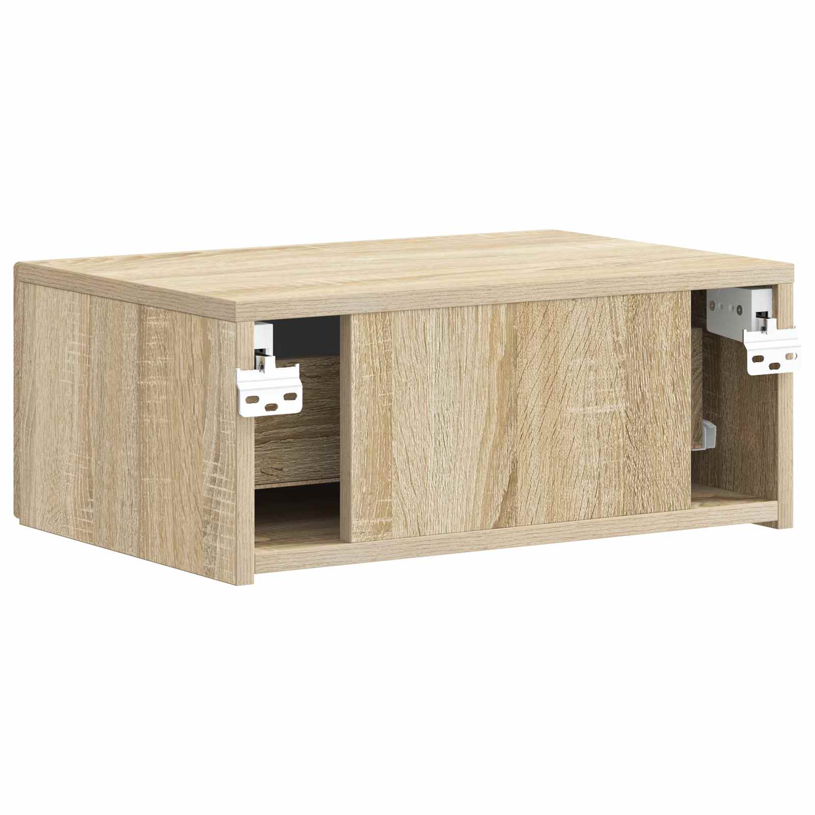Mobiletto da notte a muro Rovere Sonoma 49 x 34,5 x 20 cm | homemem39