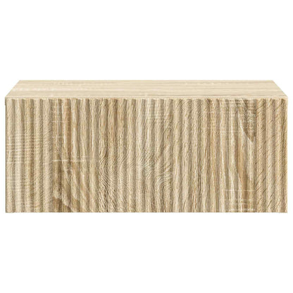 Mobiletto da notte a muro 2 pcs Rovere Sonoma 49 x 34,5 x 20 cm | homemem39
