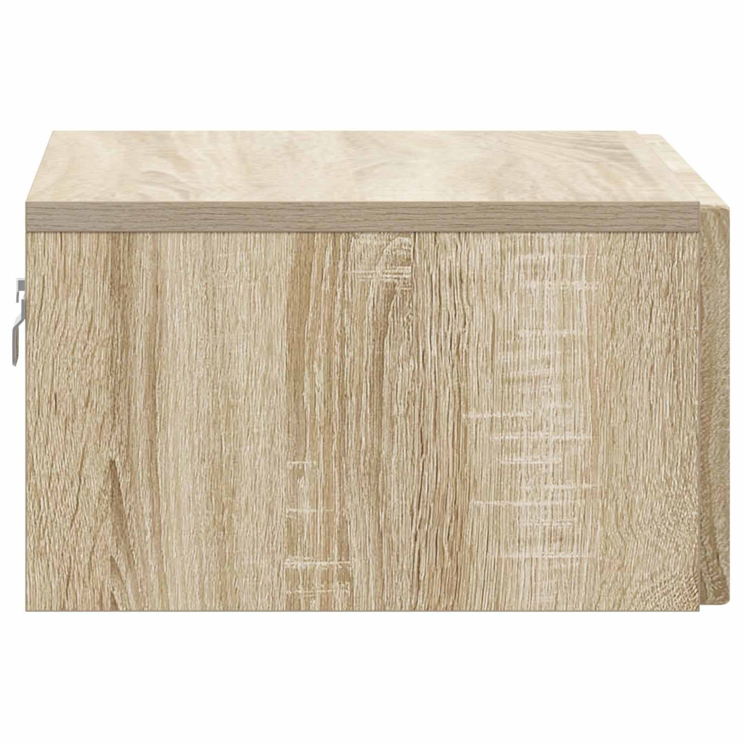 Mobiletto da notte a muro 2 pcs Rovere Sonoma 49 x 34,5 x 20 cm