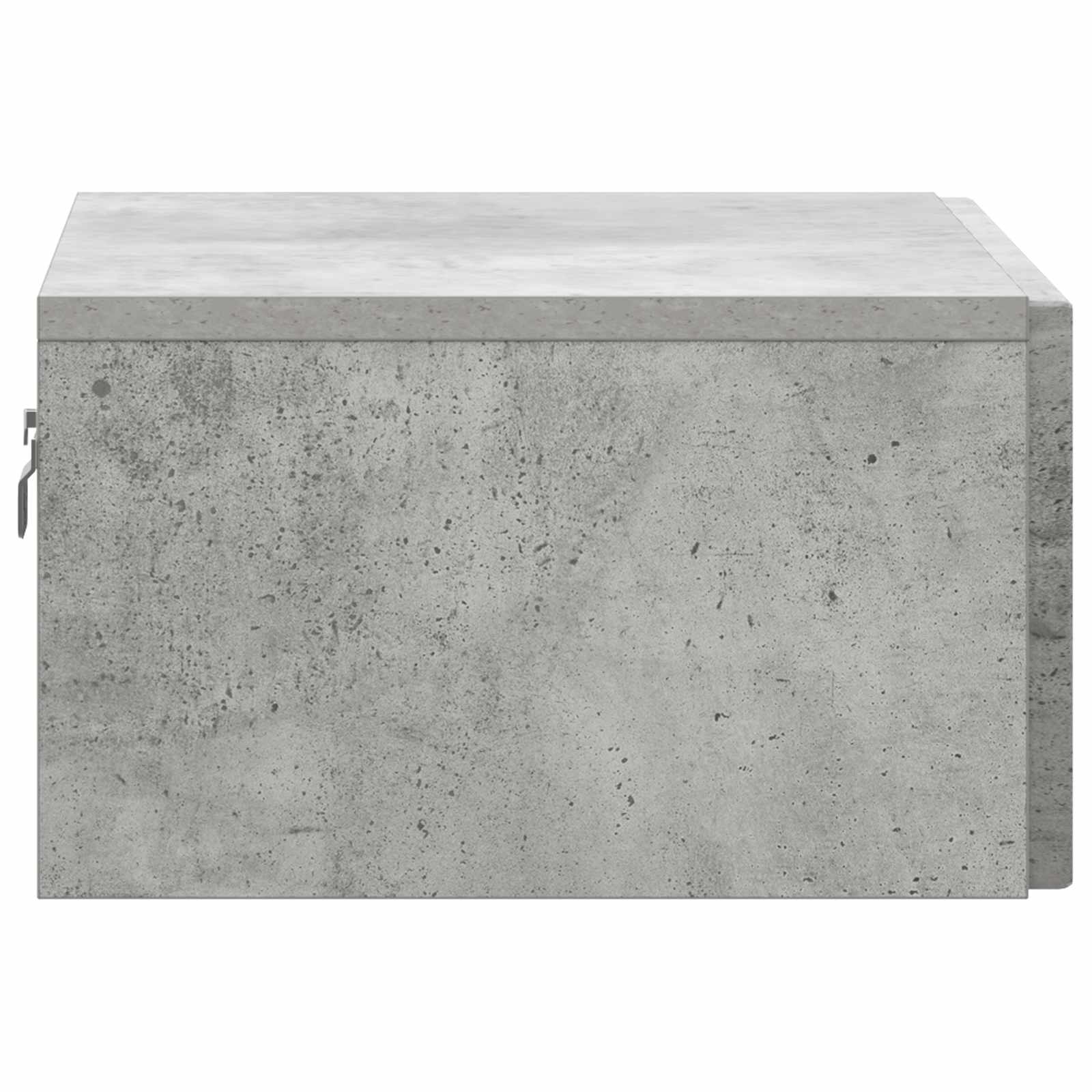 Mobiletto da notte a muro Grigio Cemento 49 x 34,5 x 20 cm | homemem39