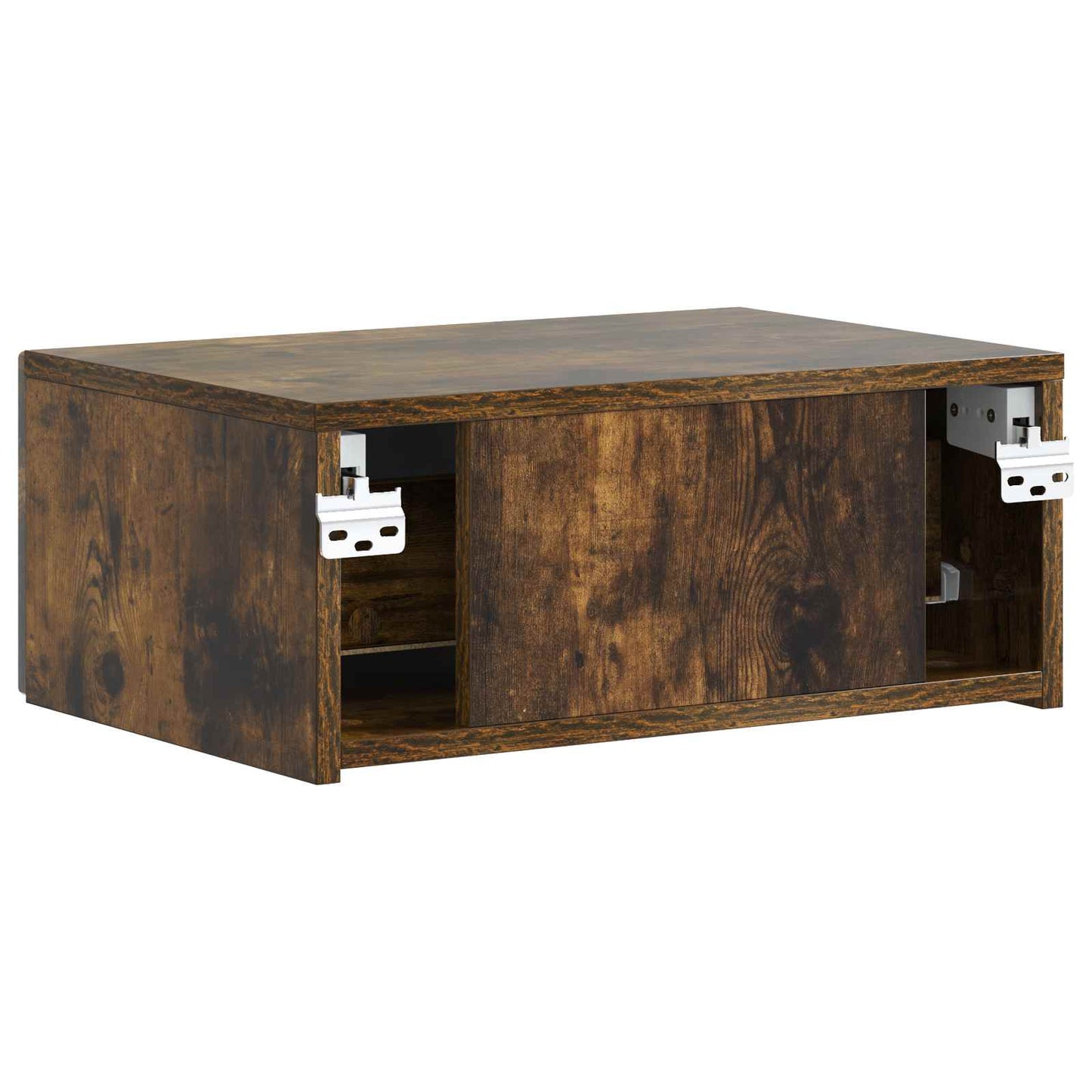 Mobiletto da notte a muro Rovere Fumo 49 x 34,5 x 20 cm | homemem39
