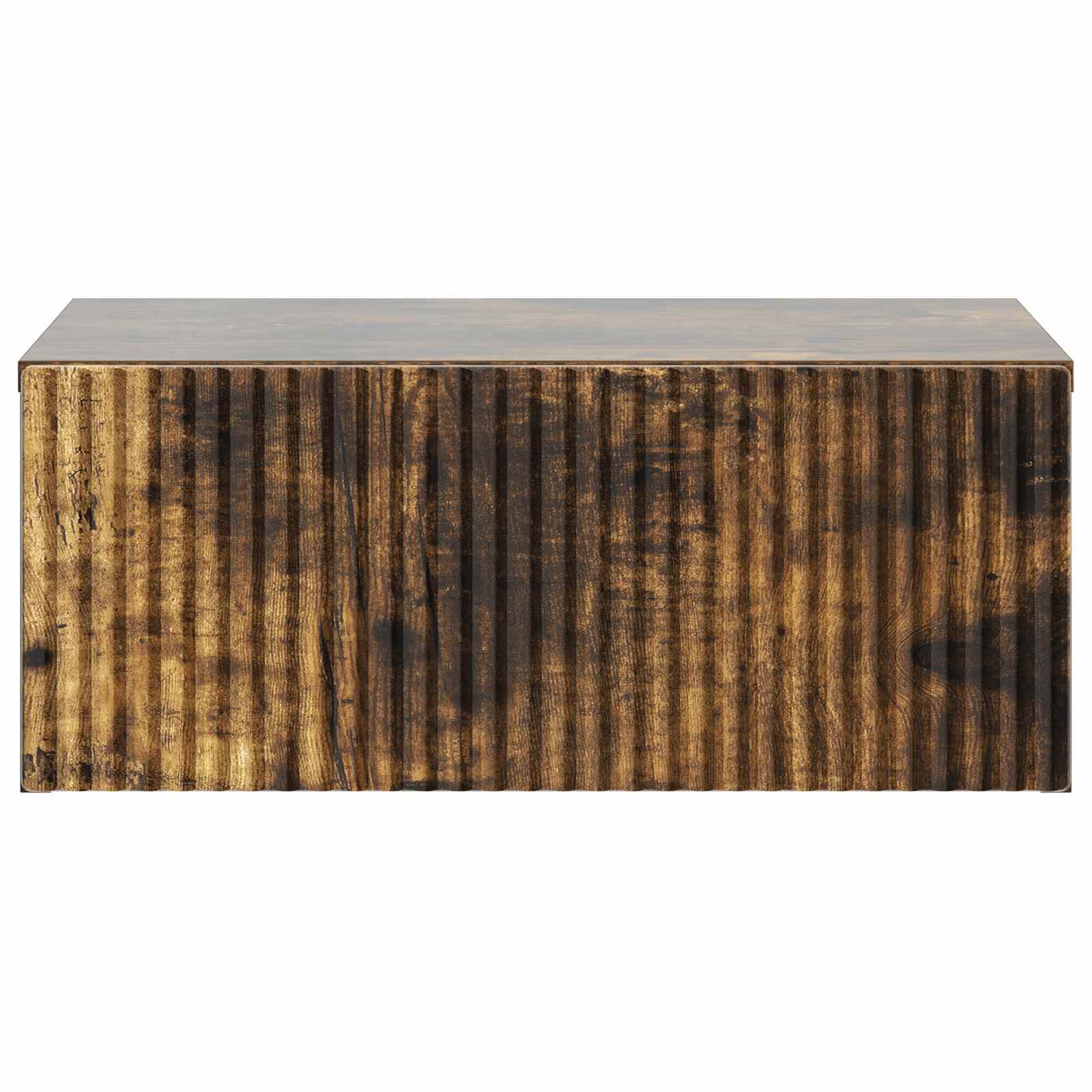 Mobiletto da notte a muro Rovere Fumo 49 x 34,5 x 20 cm | homemem39