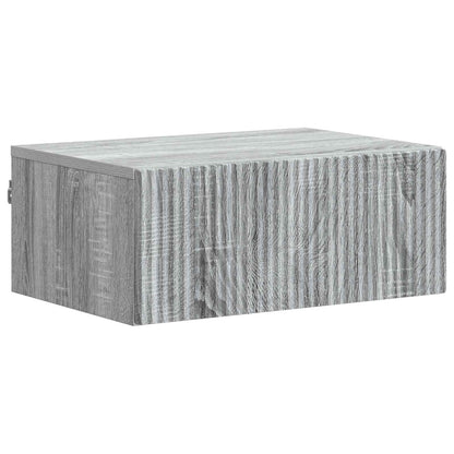 Mobiletto da notte a muro 2 pcs Grigio Sonoma 49 x 34,5 x 20 cm | homemem39