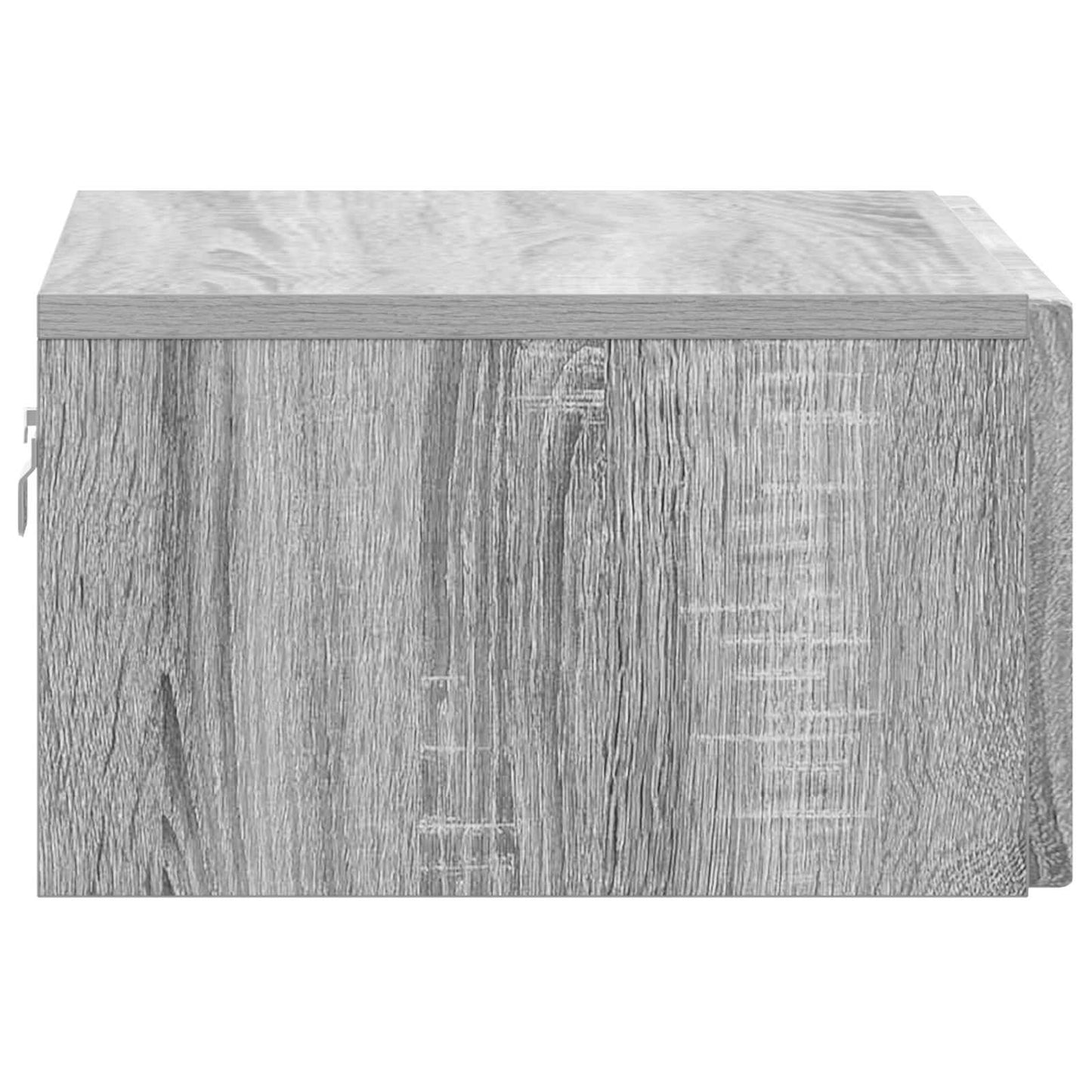 Mobiletto da notte a muro 2 pcs Grigio Sonoma 49 x 34,5 x 20 cm