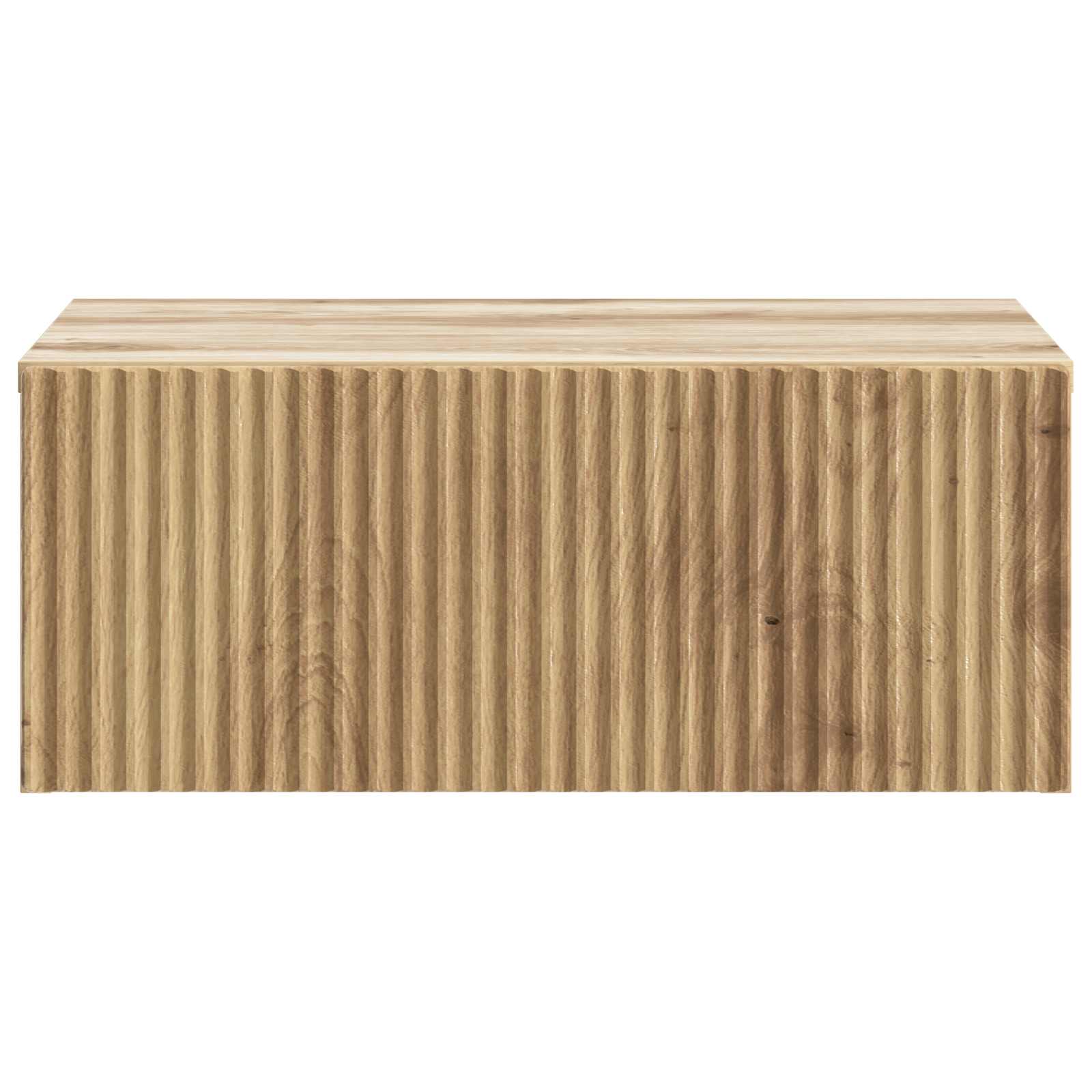Mobiletto da notte a muro Rovere Artigianale 49 x 34,5 x 20 cm | homemem39
