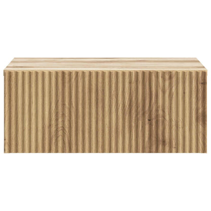 Mobiletto da notte a muro Rovere Artigianale 49 x 34,5 x 20 cm | homemem39