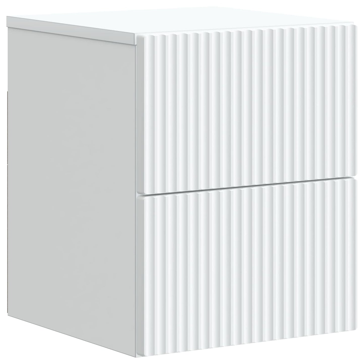 Mobiletto da notte a muro 2 pcs Bianco 33 x 34,5 x 40 cm | homemem39