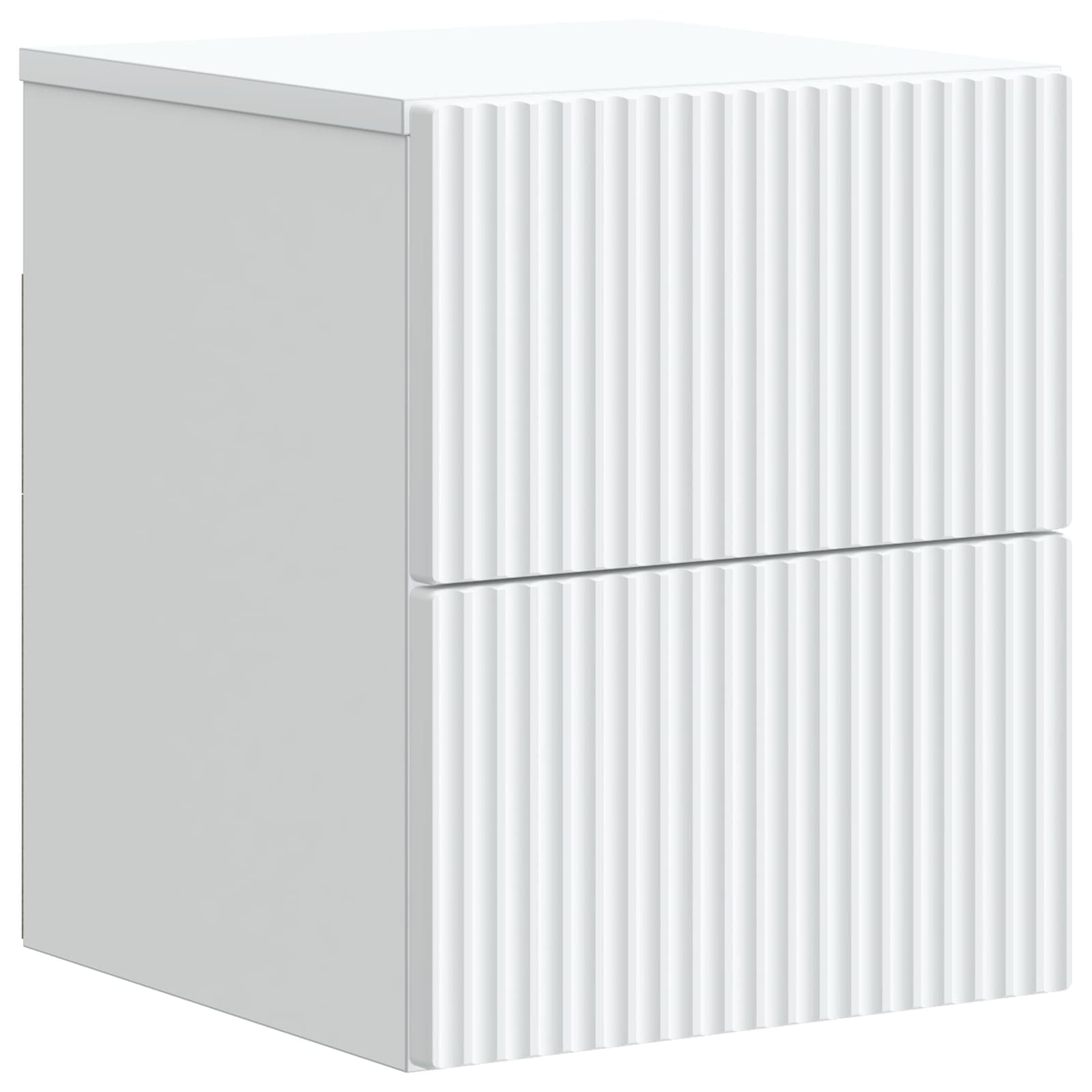 Mobiletto da notte a muro 2 pcs Bianco 33 x 34,5 x 40 cm | homemem39