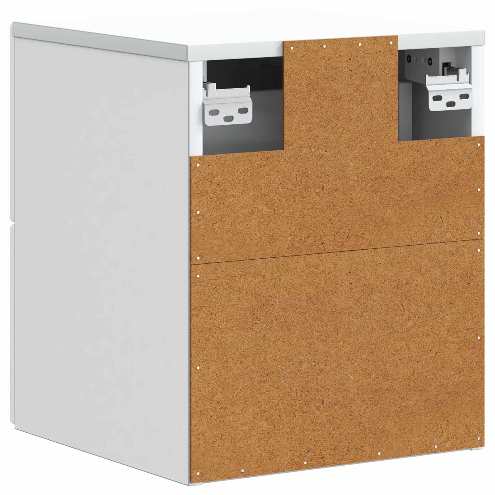 Mobiletto da notte a muro 2 pcs Bianco 33 x 34,5 x 40 cm | homemem39