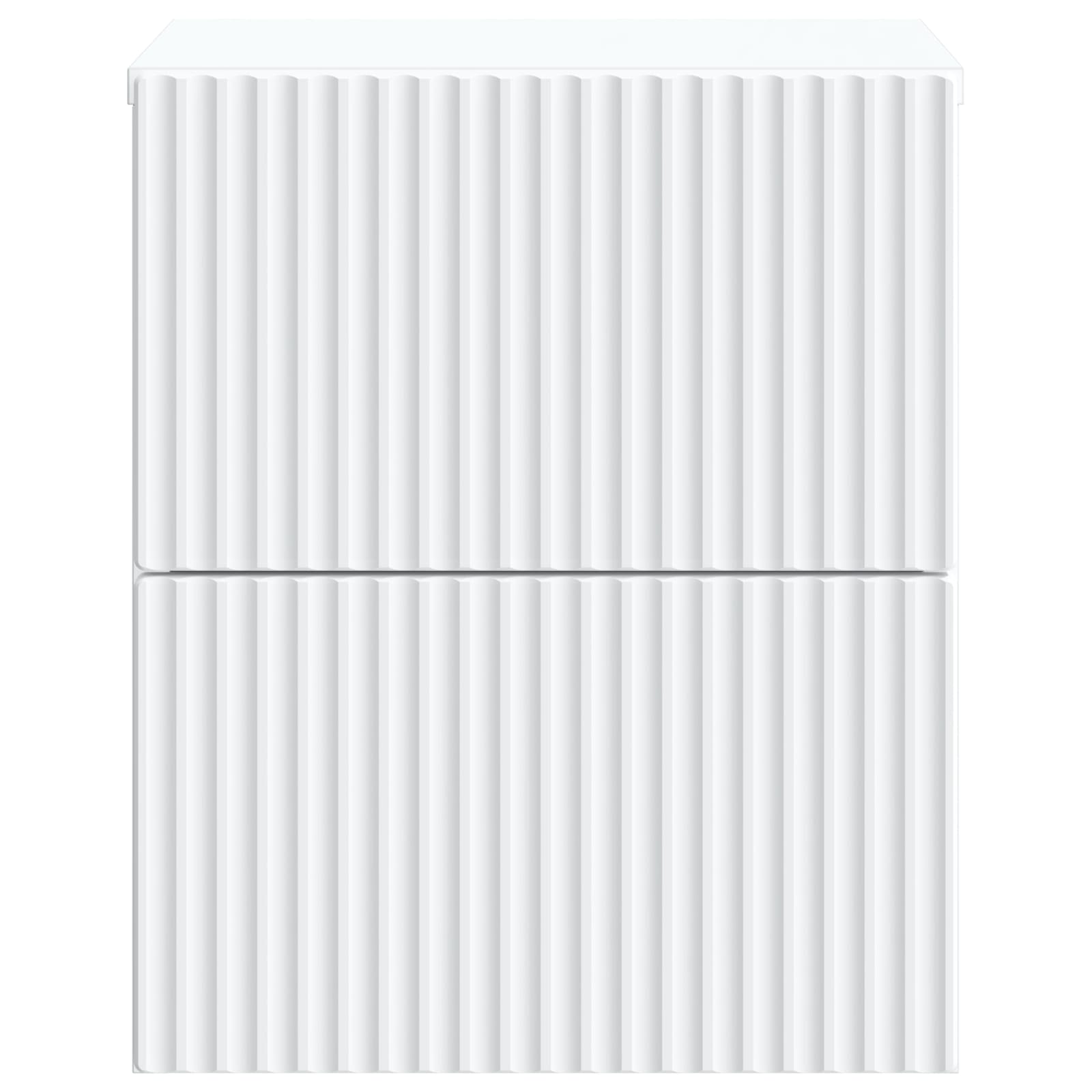 Mobiletto da notte a muro 2 pcs Bianco 33 x 34,5 x 40 cm | homemem39
