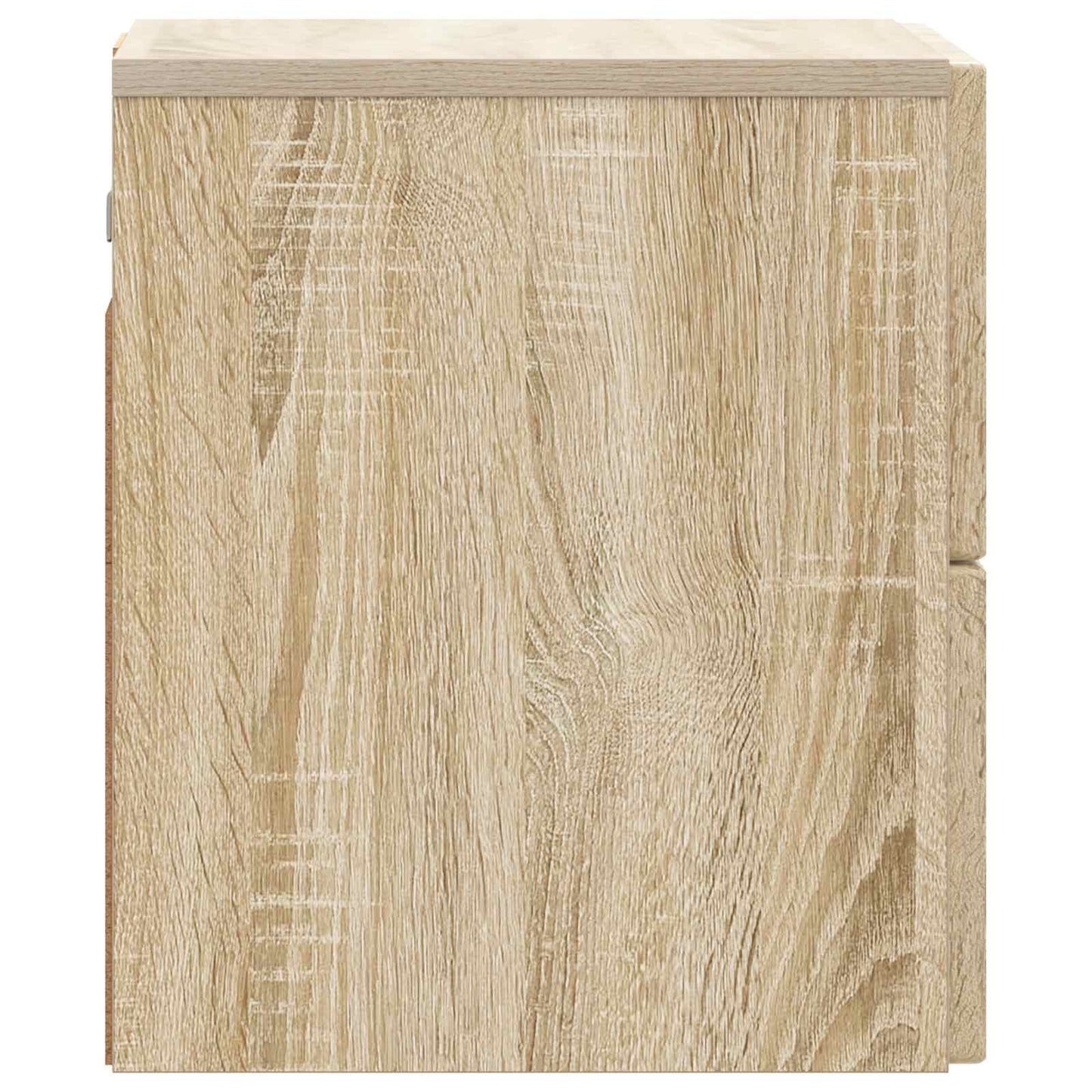 Mobiletto da notte a muro Rovere Sonoma 33 x 34,5 x 40 cm