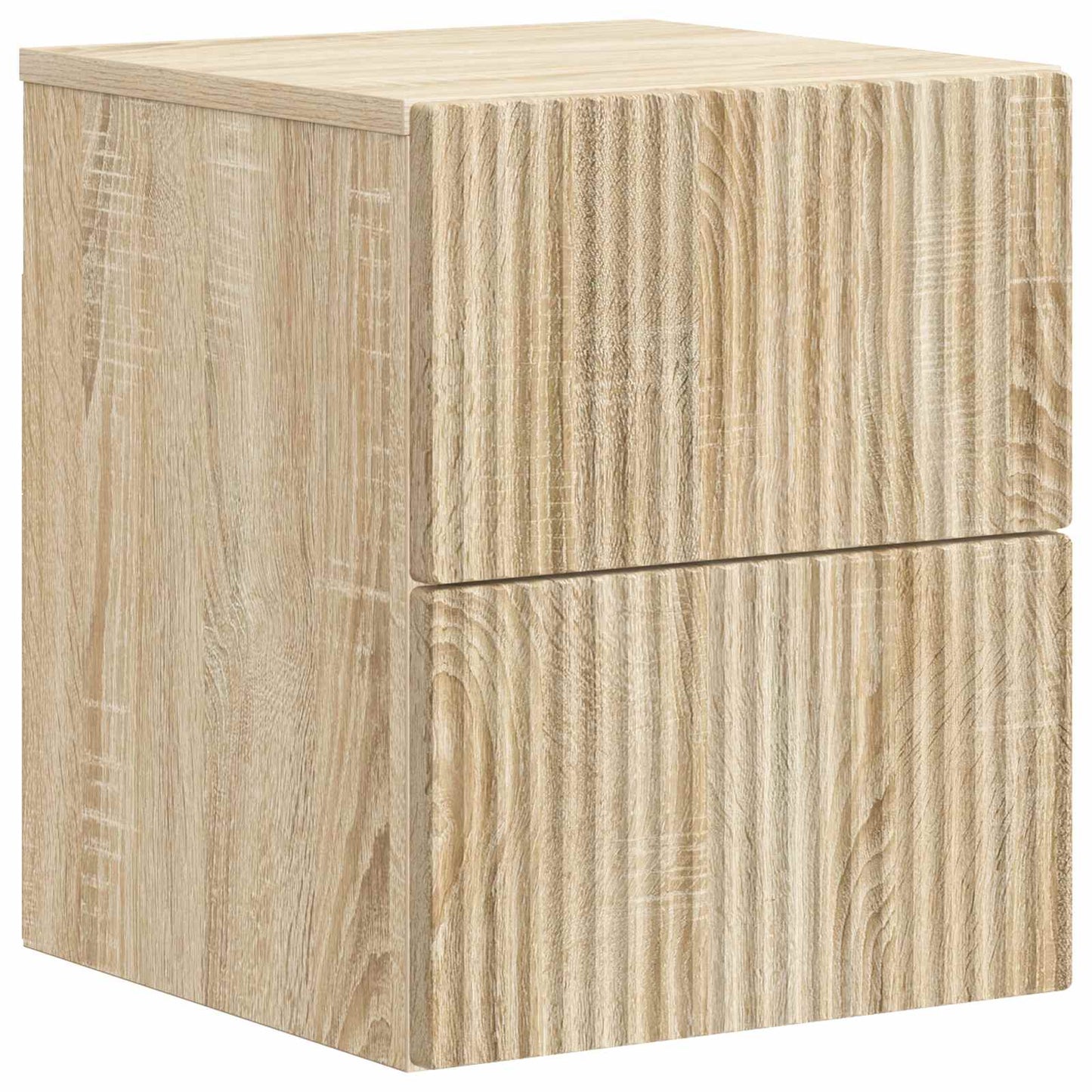 Mobiletto da notte a muro 2 pcs Rovere Sonoma 33 x 34,5 x 40 cm | homemem39