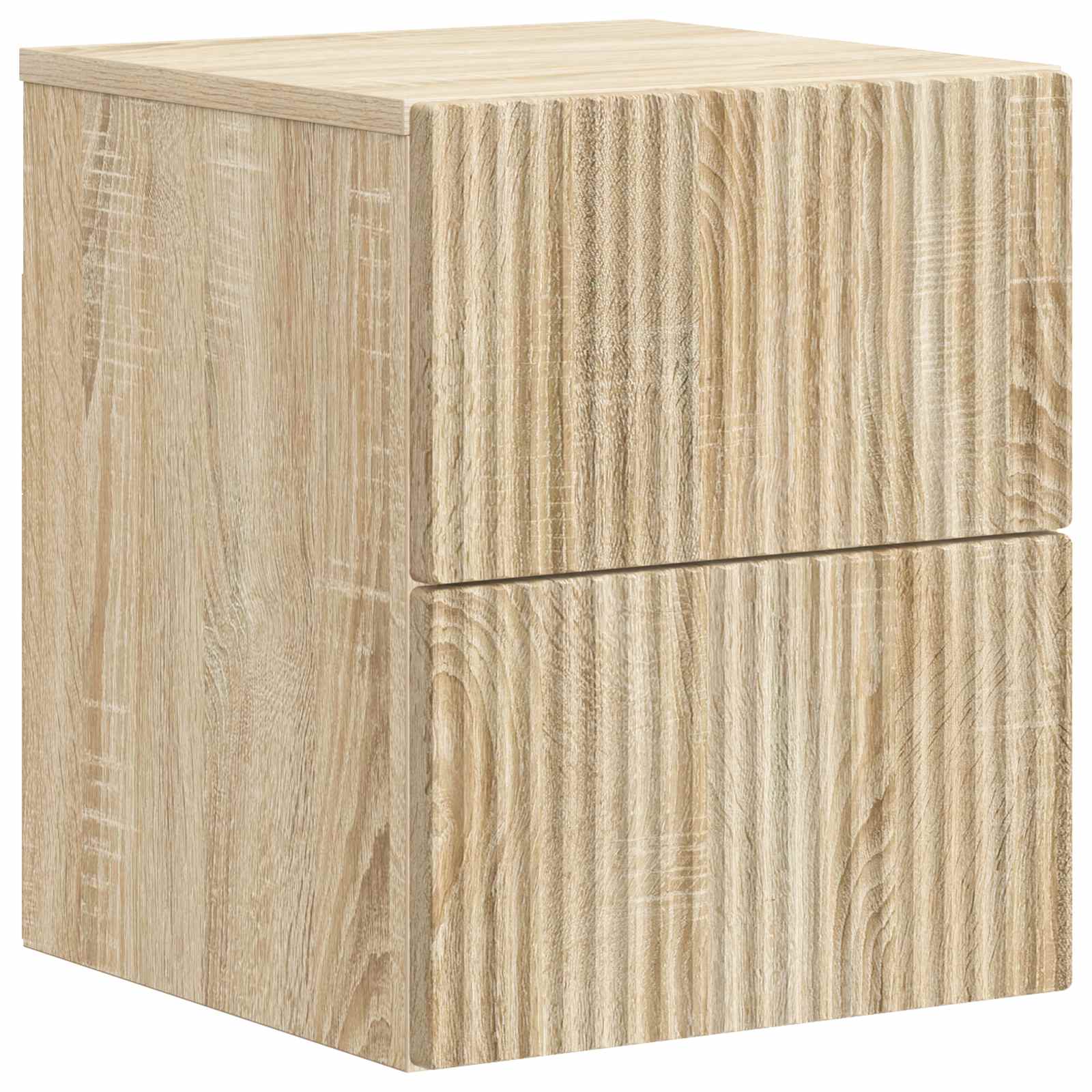 Mobiletto da notte a muro 2 pcs Rovere Sonoma 33 x 34,5 x 40 cm | homemem39