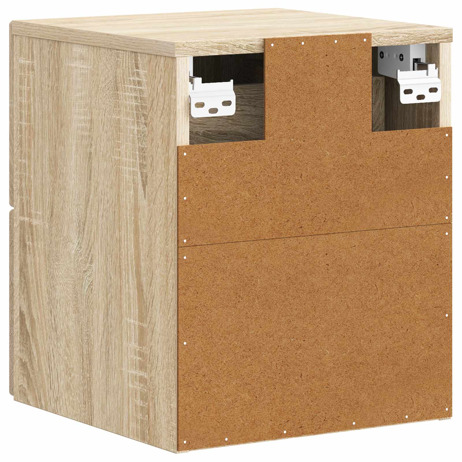 Mobiletto da notte a muro 2 pcs Rovere Sonoma 33 x 34,5 x 40 cm | homemem39