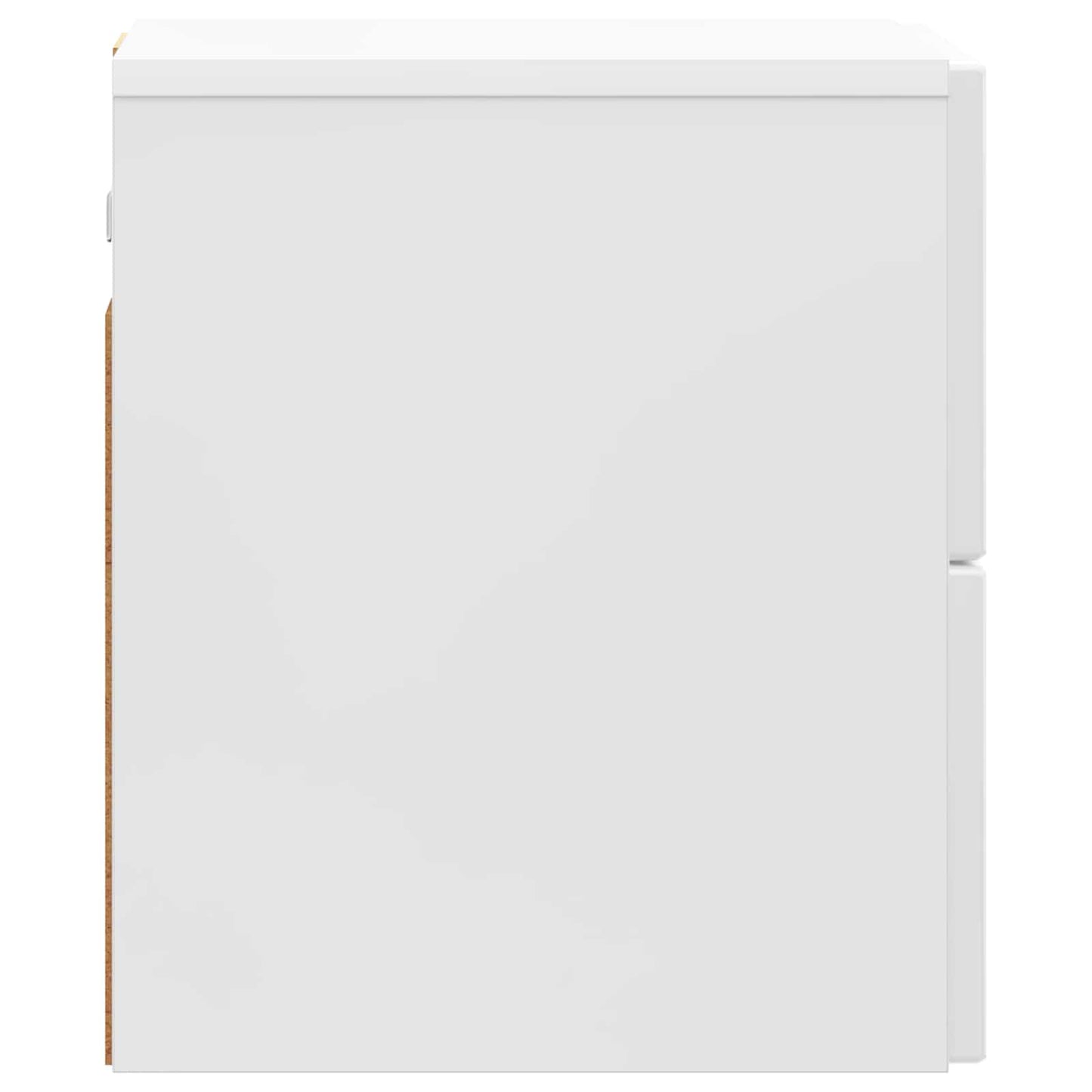 Mobiletto da notte a muro Bianco Lucido 33 x 34,5 x 40 cm | homemem39