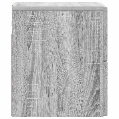 Mobiletto da notte a muro 2 pcs Grigio Sonoma 33 x 34,5 x 40 cm | homemem39