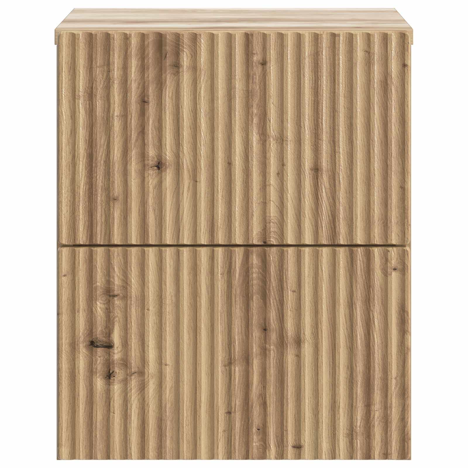 Mobiletto da notte a muro Rovere Artigianale 33 x 34,5 x 40 cm | homemem39