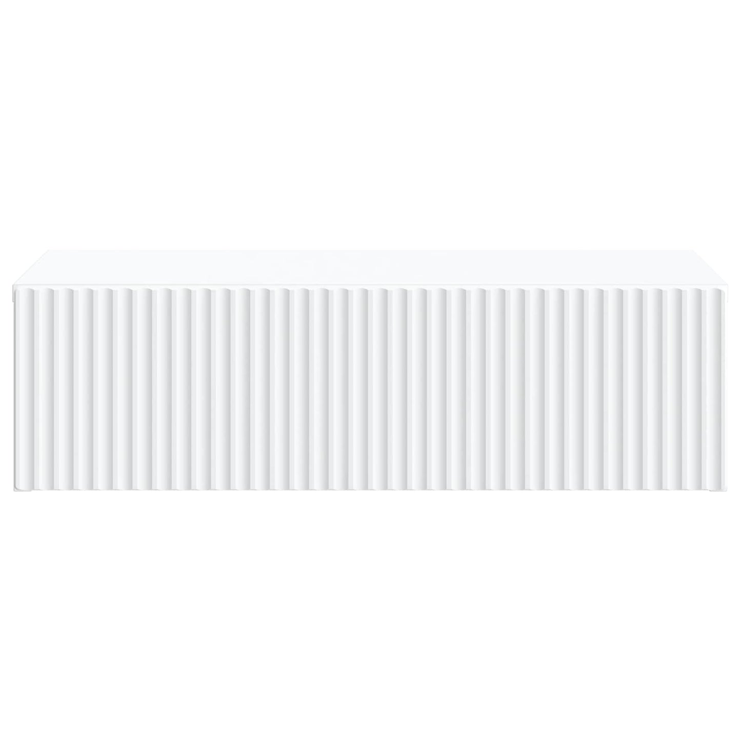 Tavolino da Parete Laterale Bianco 59 x 34,5 x 17 cm | homemem39