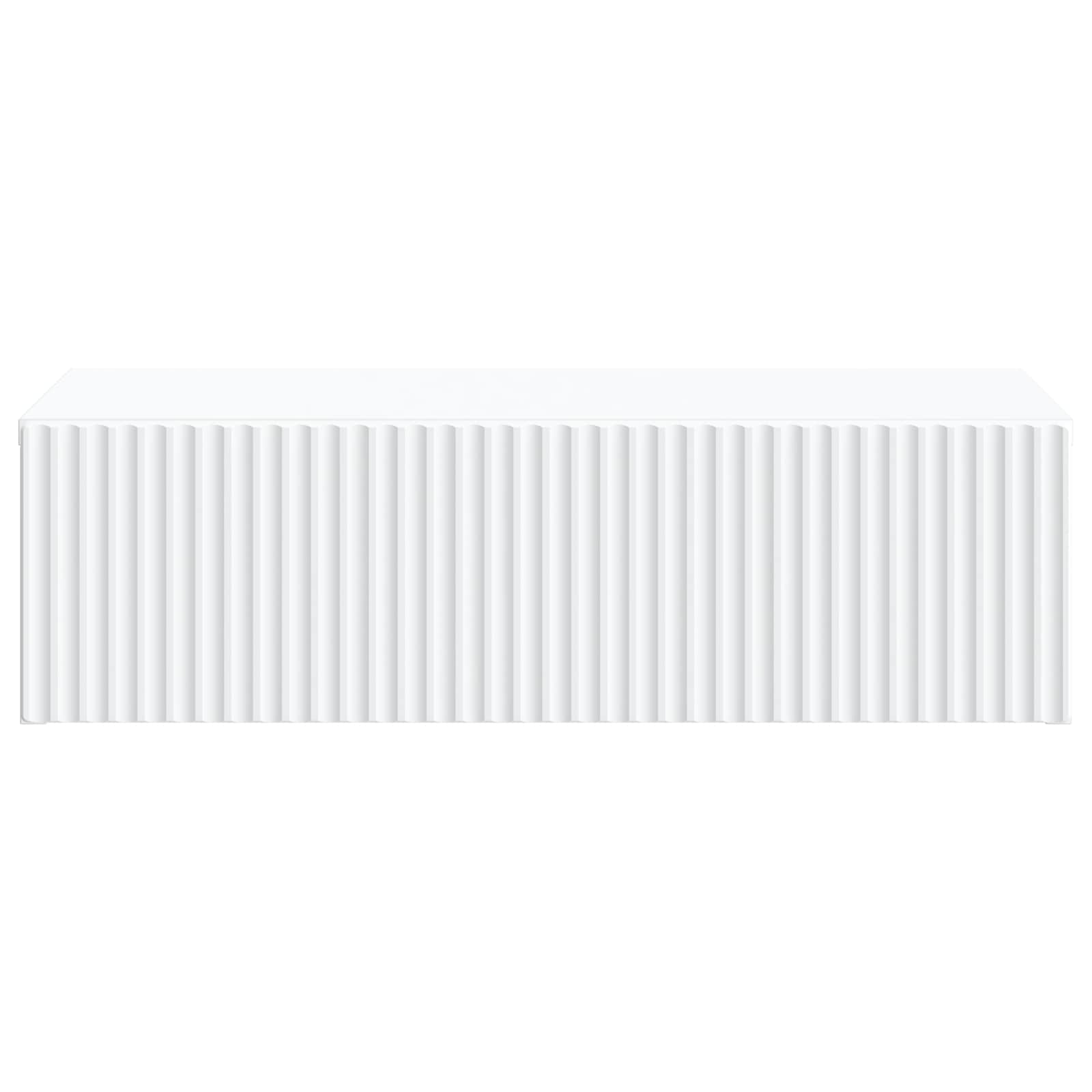 Tavolino da Parete Laterale Bianco 59 x 34,5 x 17 cm | homemem39