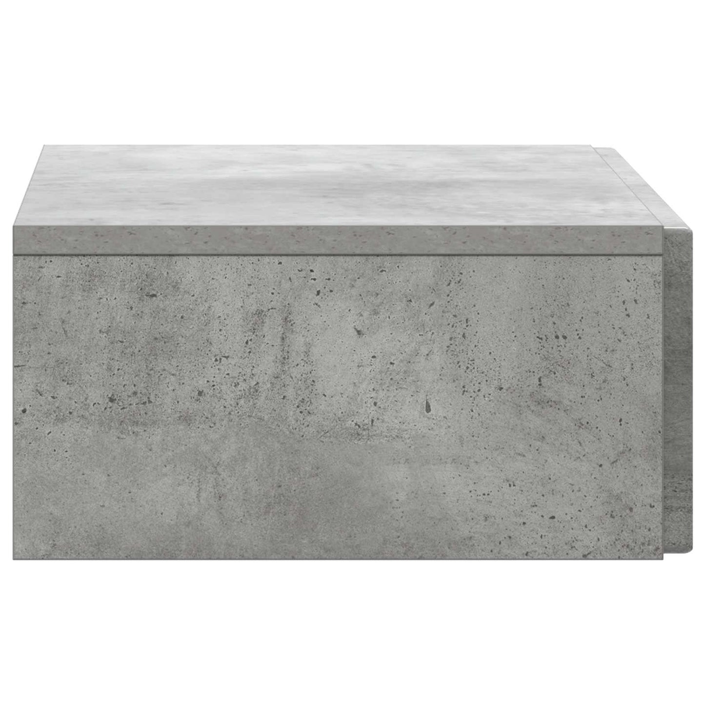 Tavolino da Parete Laterale Grigio Cemento 59 x 34,5 x 17 cm | homemem39