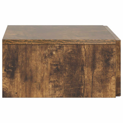 Tavolino da Parete Laterale Rovere Fumo 59 x 34,5 x 17 cm | homemem39