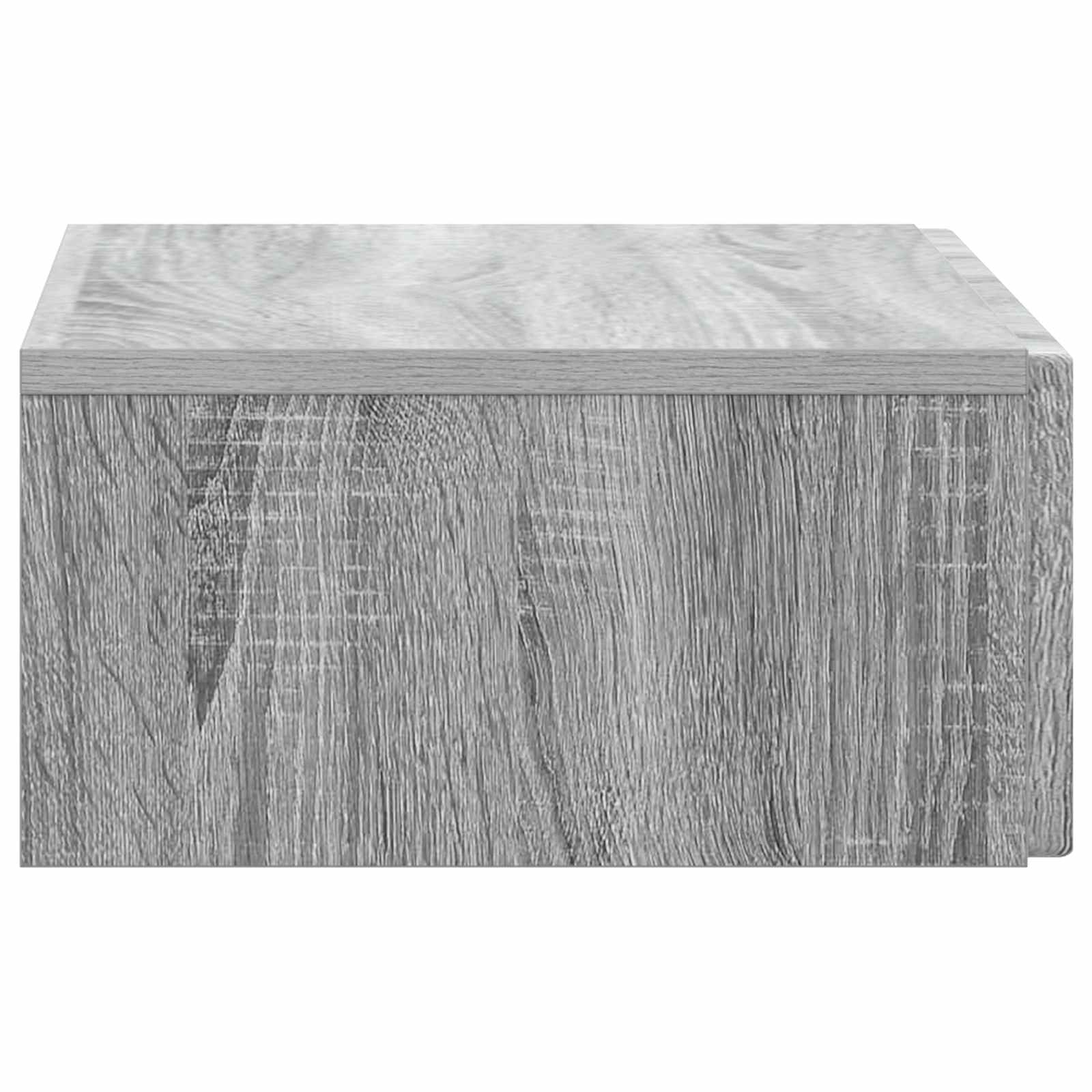 Tavolino da Parete Laterale Grigio Sonoma 59 x 34,5 x 17 cm | homemem39