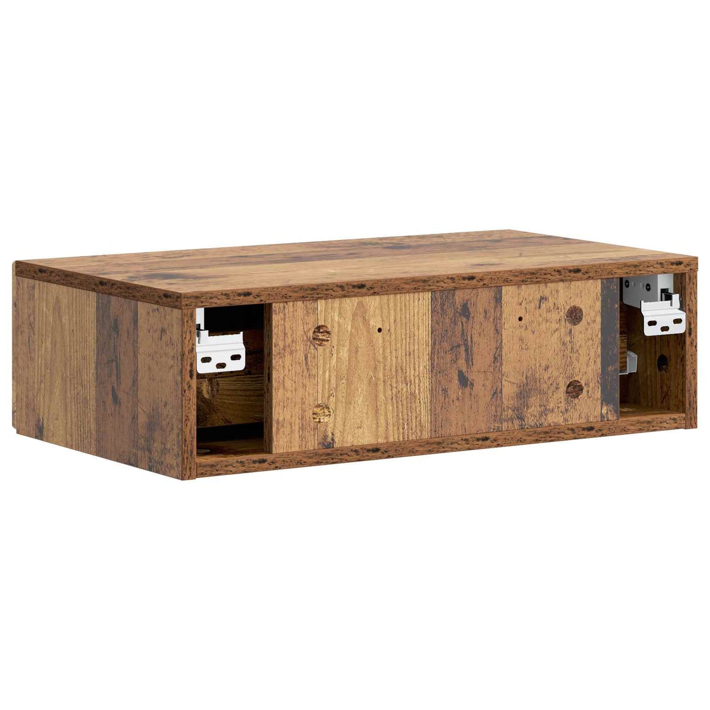 Tavolino da Parete Laterale Legno antico 59 x 34,5 x 17 cm | homemem39