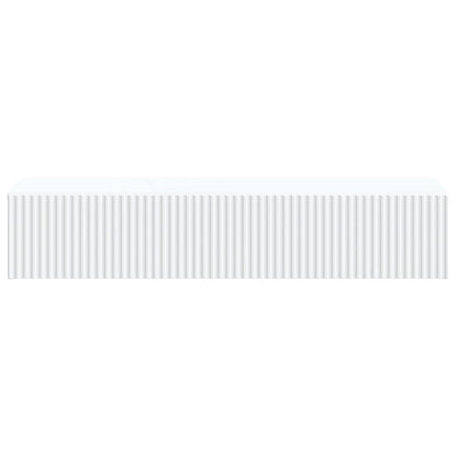 Tavolino da Parete Laterale Bianco 87,5 x 34,5 x 17 cm | homemem39
