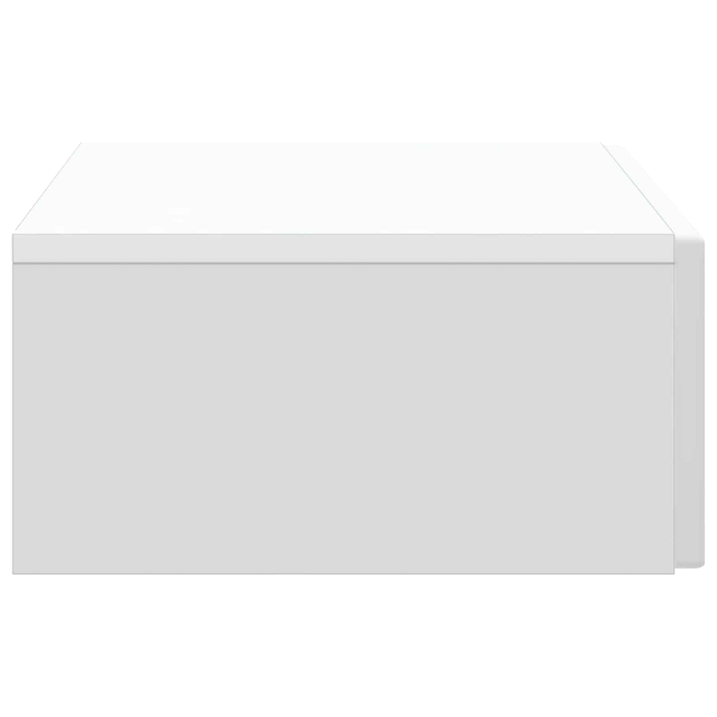 Tavolino da Parete Laterale Bianco 87,5 x 34,5 x 17 cm | homemem39