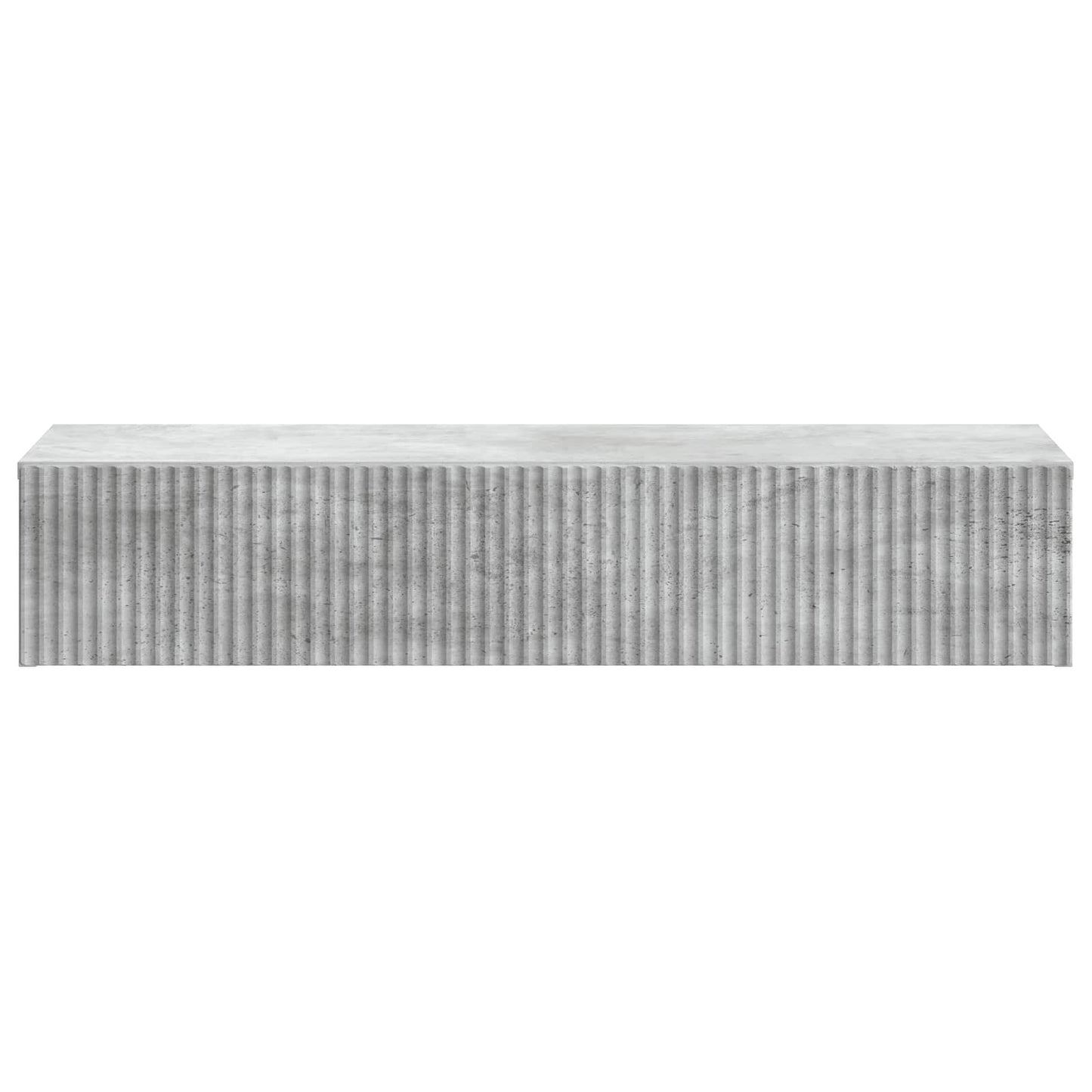 Tavolino da Parete Laterale Grigio Cemento 87,5 x 34,5 x 17 cm | homemem39