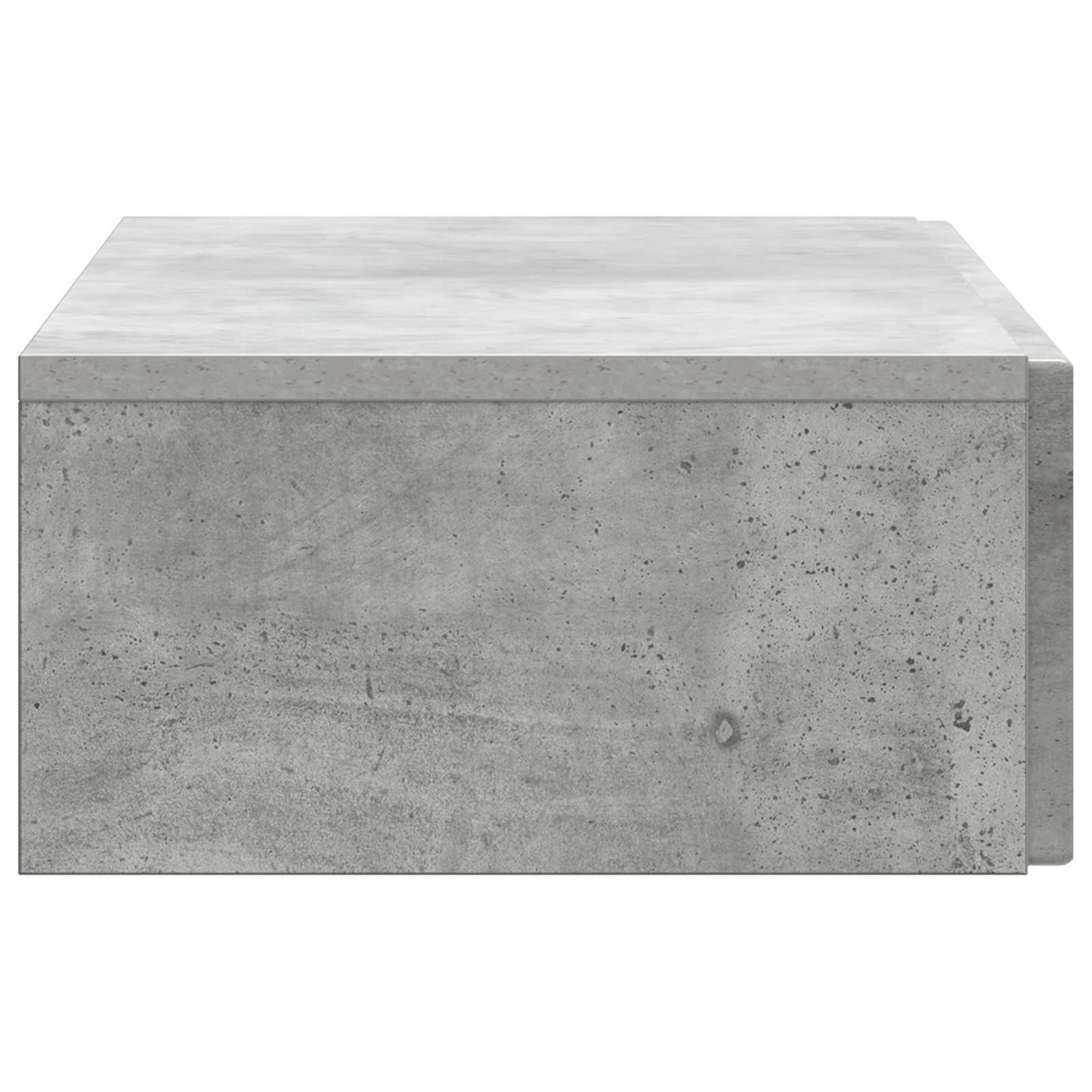Tavolino da Parete Laterale Grigio Cemento 87,5 x 34,5 x 17 cm | homemem39