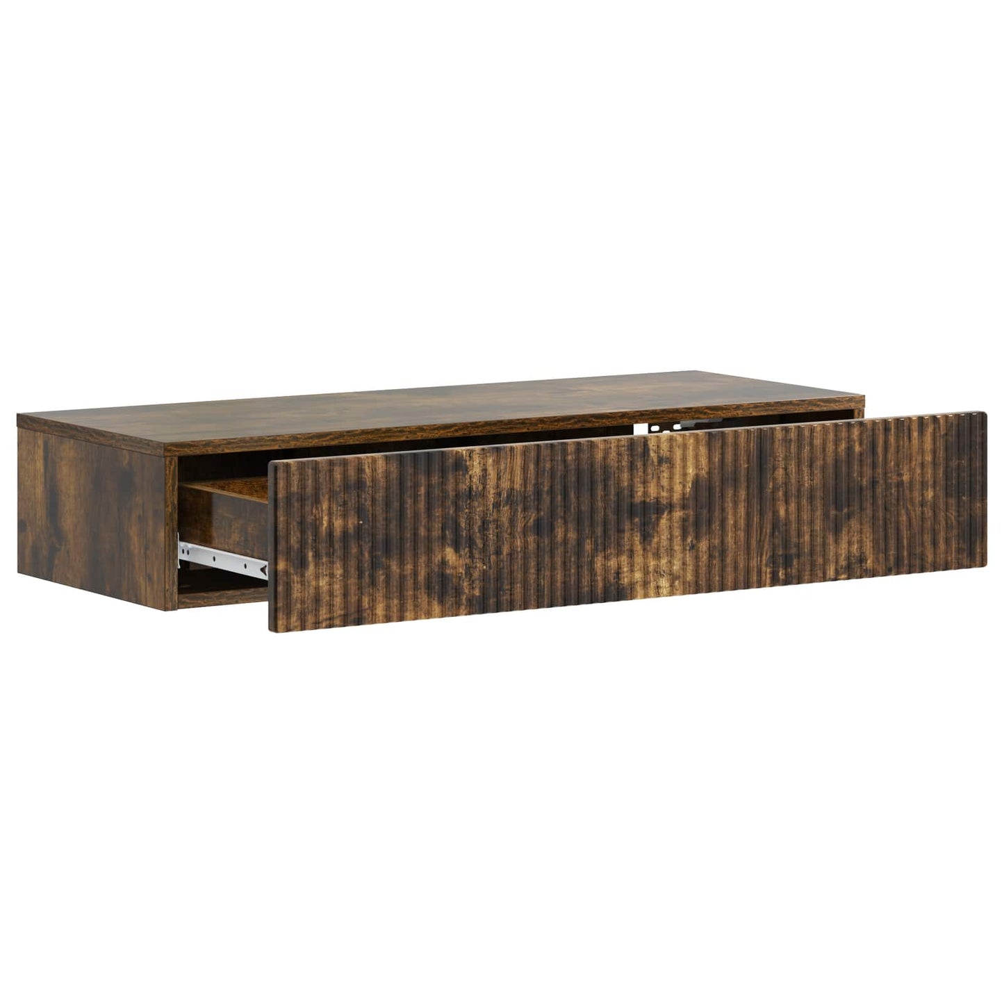 Tavolino da Parete Laterale Rovere Fumo 87,5 x 34,5 x 17 cm | homemem39
