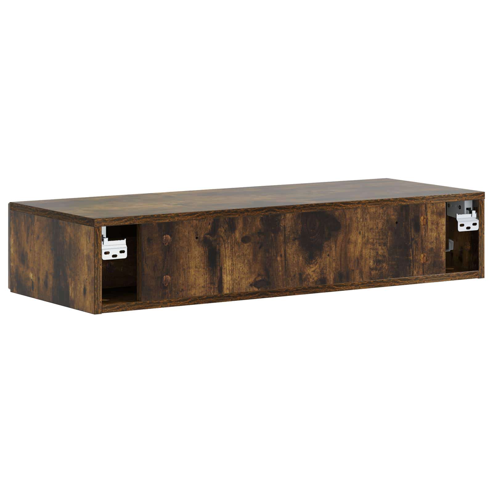 Tavolino da Parete Laterale Rovere Fumo 87,5 x 34,5 x 17 cm | homemem39
