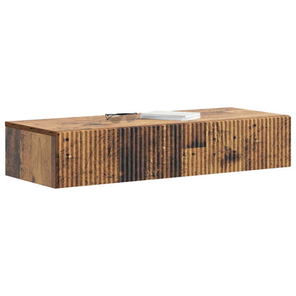 Tavolino da Parete Laterale Legno antico 87,5 x 34,5 x 17 cm | homemem39