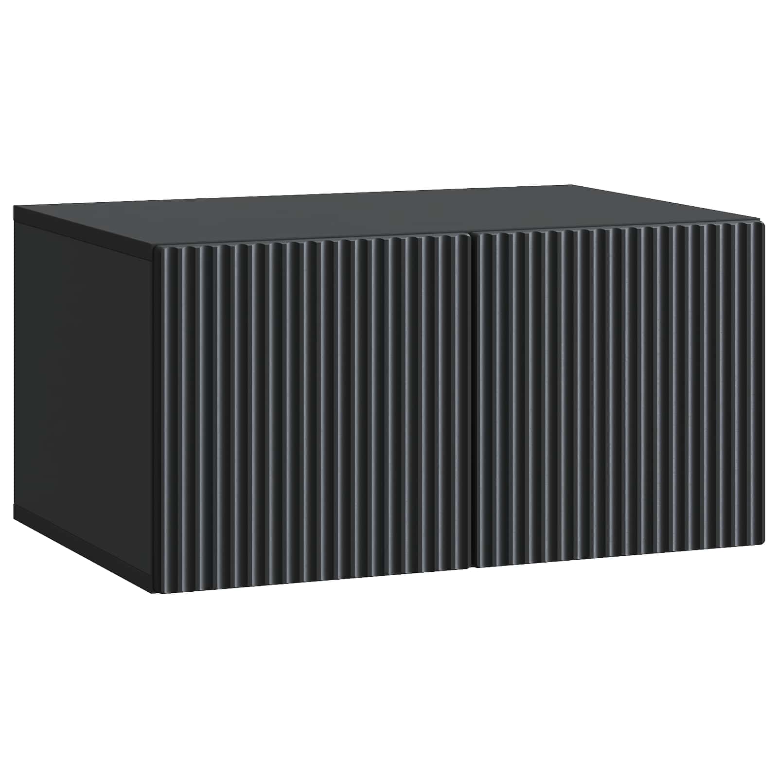Mobile Porta TV da Muro Nero 59,5 x 41 x 30 cm | homemem39